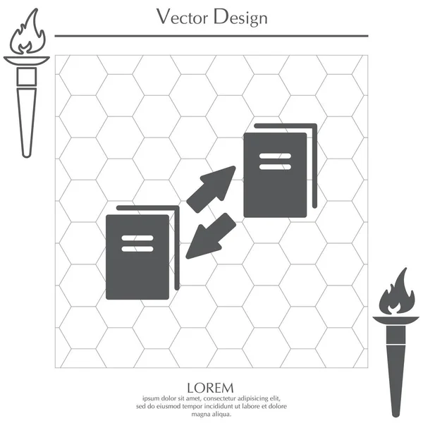 Transferencia de datos web — Vector de stock