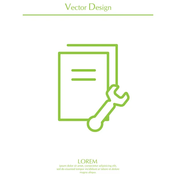 Archivo icono web — Vector de stock