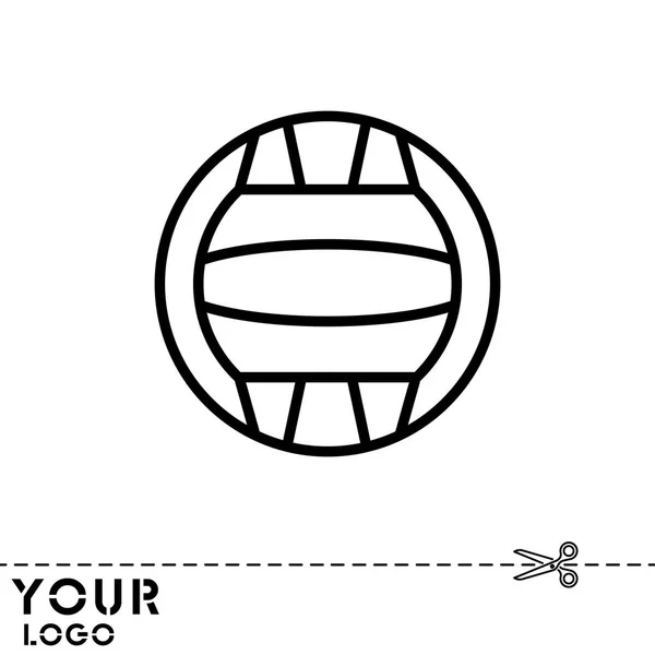 Icône de boule de water-polo — Image vectorielle