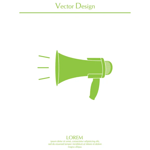Loudspeaker web icon — Stock Vector
