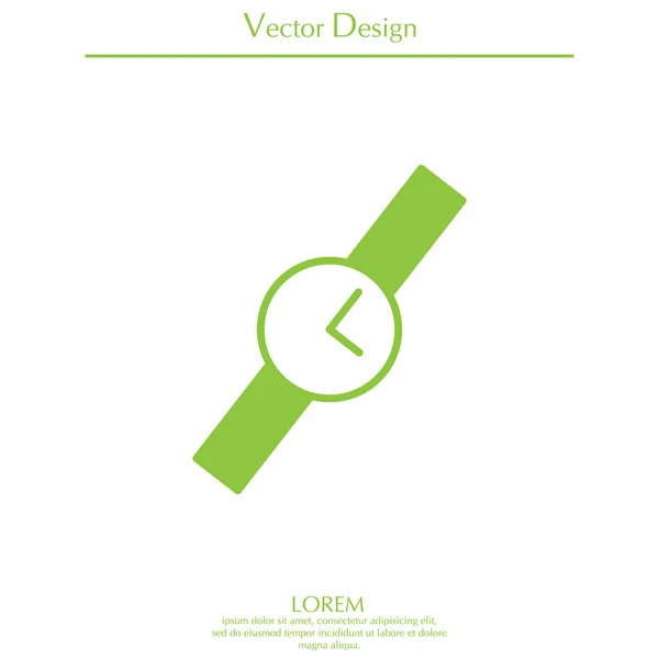 Wristwatch simple icon — Stock Vector