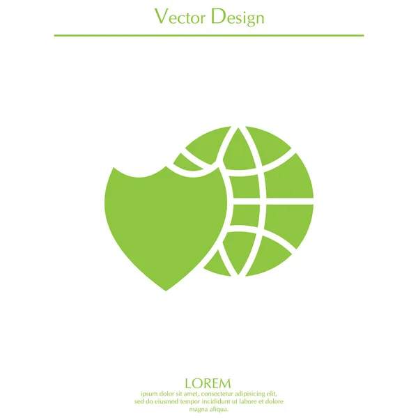 Дизайн значка Shield — стоковый вектор