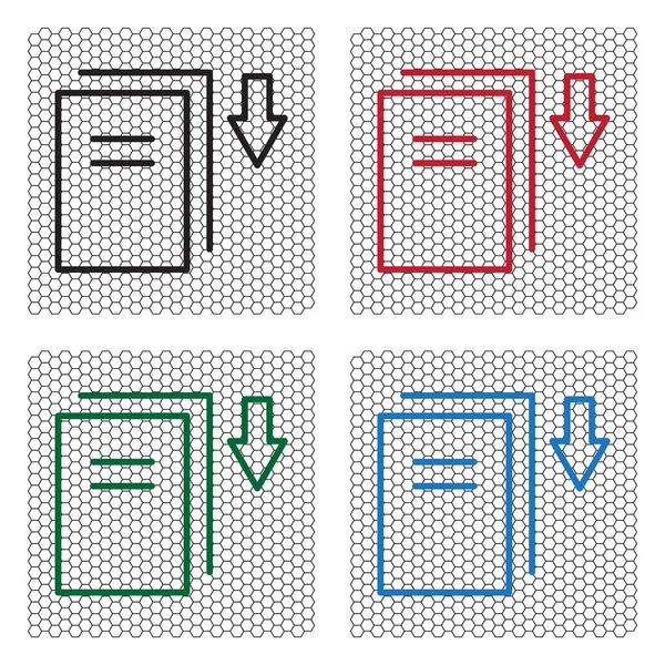 Icône de téléchargement simple — Image vectorielle