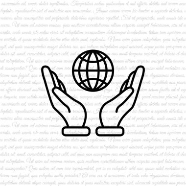 Dünya web satırı simgesi