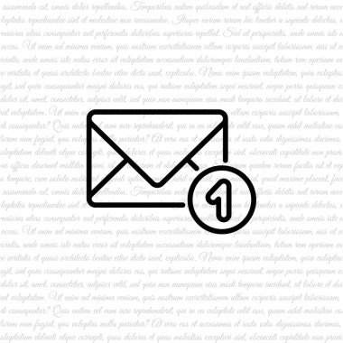 Zarf e-posta iletisi simgesi