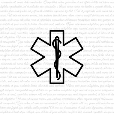 tıbbi yıldız simgesi