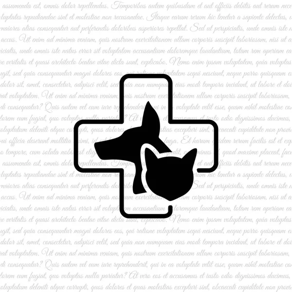 Icono de medicina veterinaria — Archivo Imágenes Vectoriales