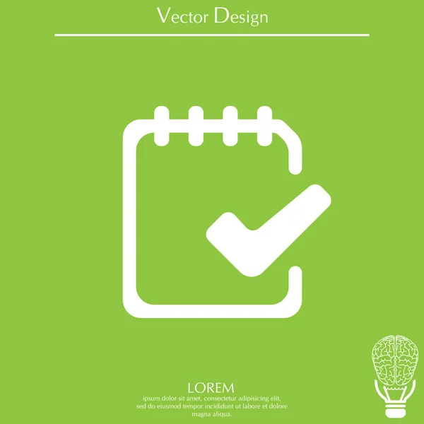 To-Do Icono simple — Vector de stock