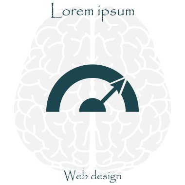 hız göstergesi basit simgesi