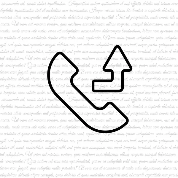 Icône de transfert des appels — Image vectorielle