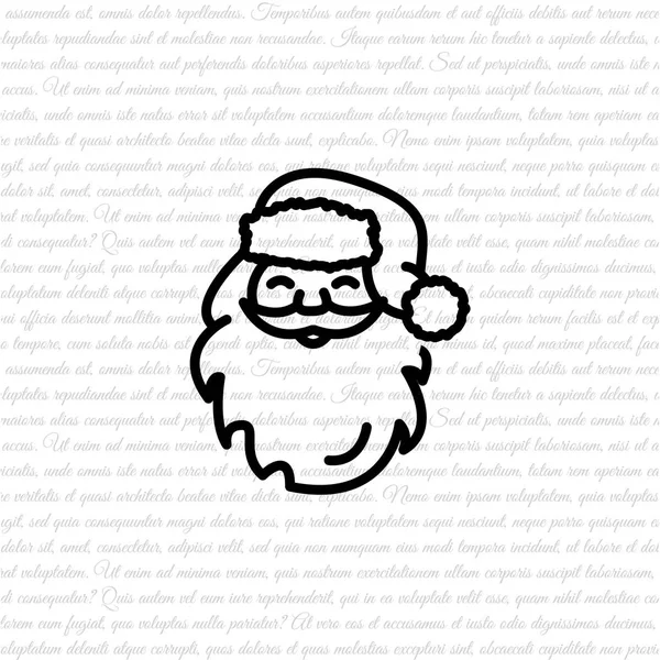 Santa Claus icon — Stock Vector