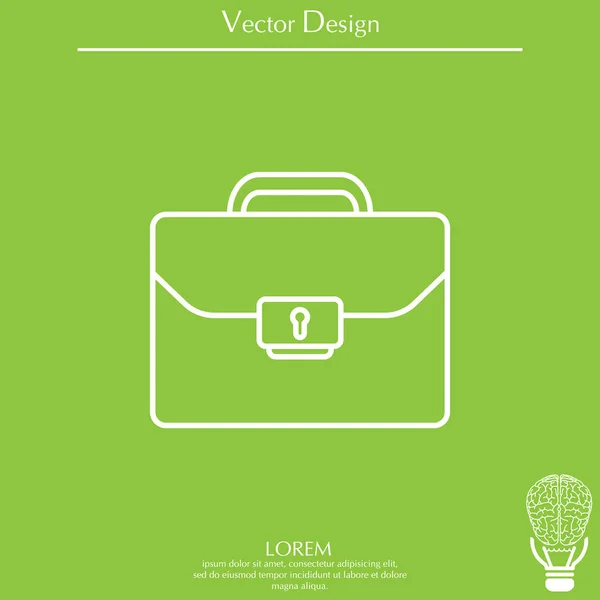 Icon of  Portfolio (briefcase) — Stock Vector