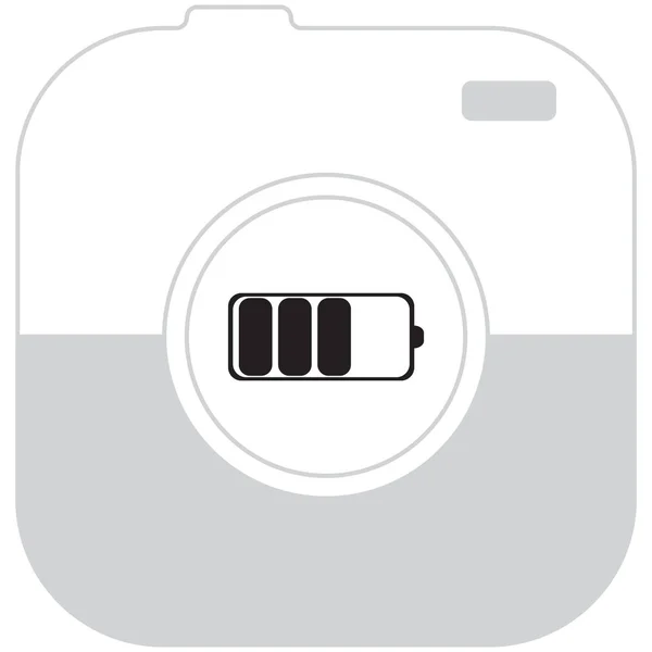 Icono de batería de carga — Archivo Imágenes Vectoriales