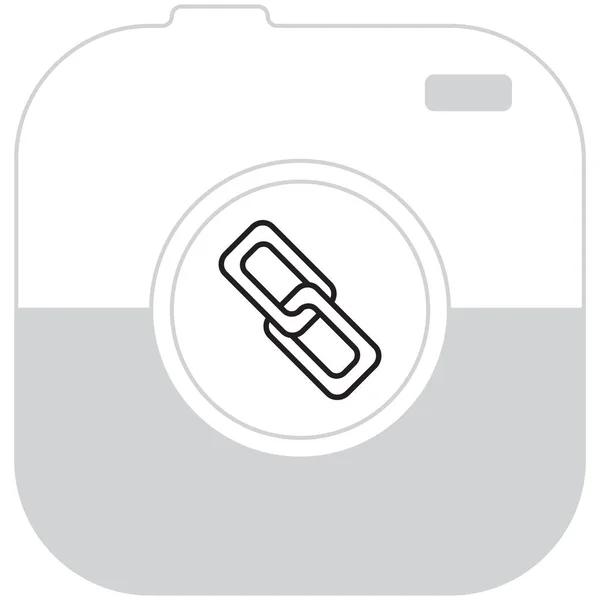 Enlace icono web — Vector de stock