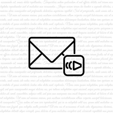 Zarf e-posta iletisi simgesi