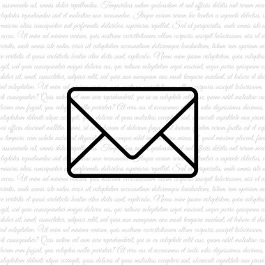 Zarf e-posta iletisi simgesi