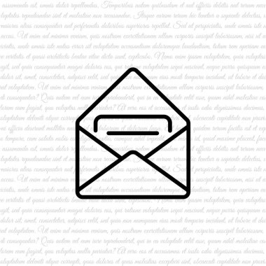 Zarf e-posta iletisi simgesi