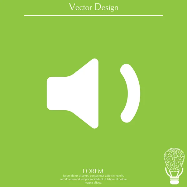 Volume Web icon — Stock Vector