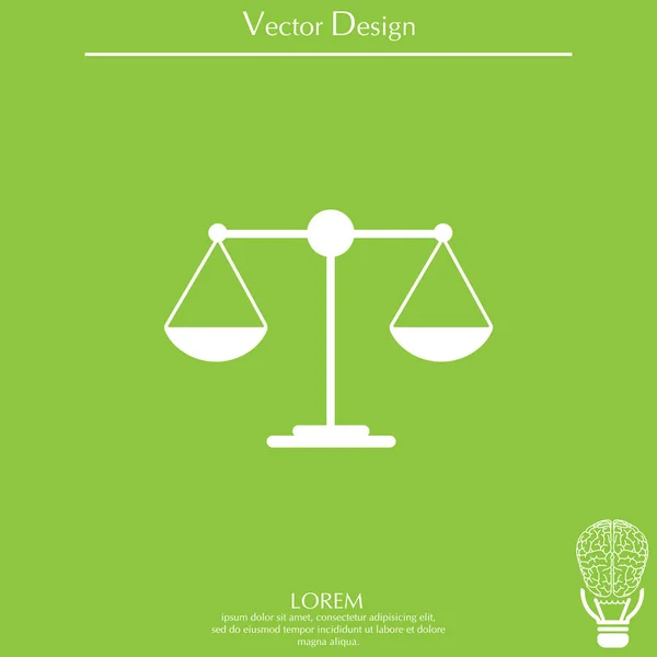 Значок Справедливости — стоковый вектор