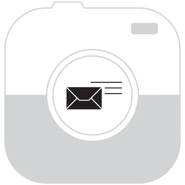Значок сообщения электронной почты — стоковый вектор
