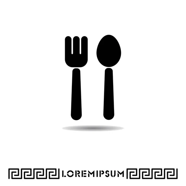 Ref-line icon of Cutlery — стоковый вектор