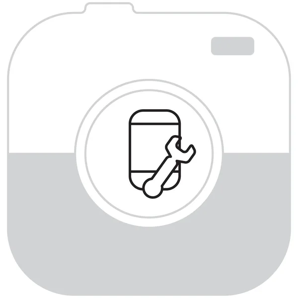 Smartphone icono web — Vector de stock