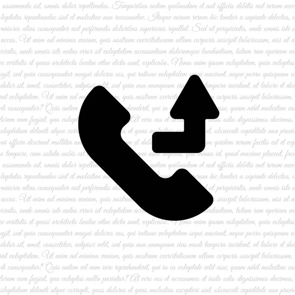 Calls forwarded icon — Stock Vector