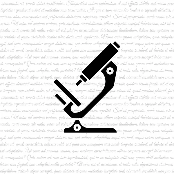 Icona linea microscopio — Vettoriale Stock