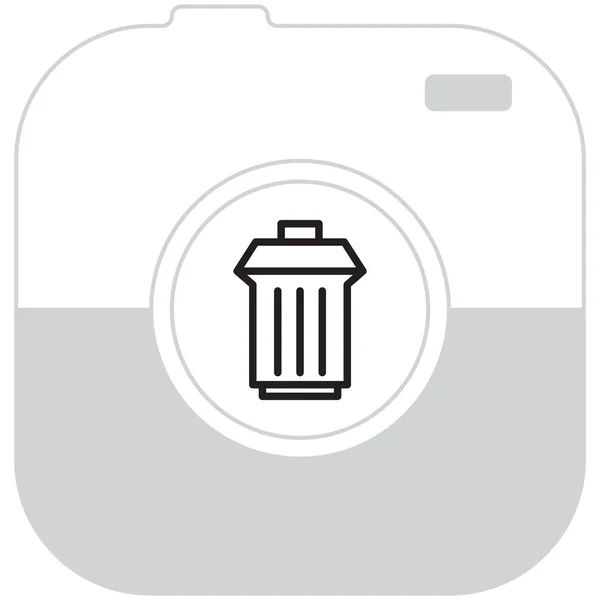 Basura puede icono — Archivo Imágenes Vectoriales