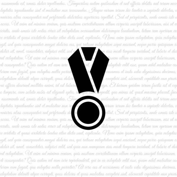 Icône de ligne de médaille — Image vectorielle