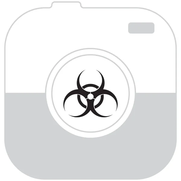 Biohazard символом значок — стоковий вектор