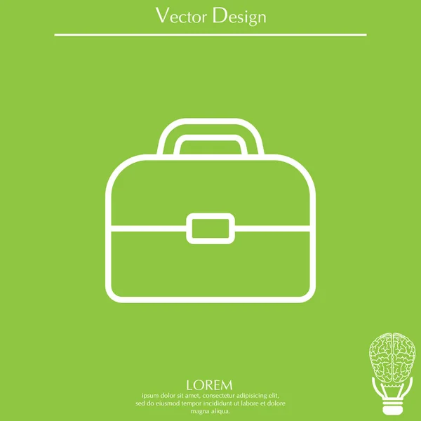 Icon of  Portfolio (briefcase) — Stock Vector