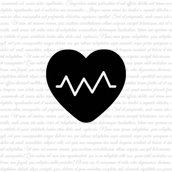 Heartbeat web icon — Stock Vector