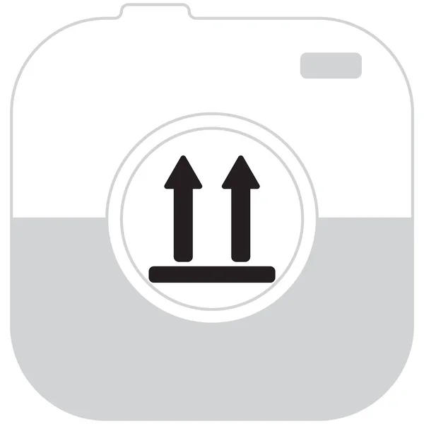 Icono de línea de Side Up — Vector de stock