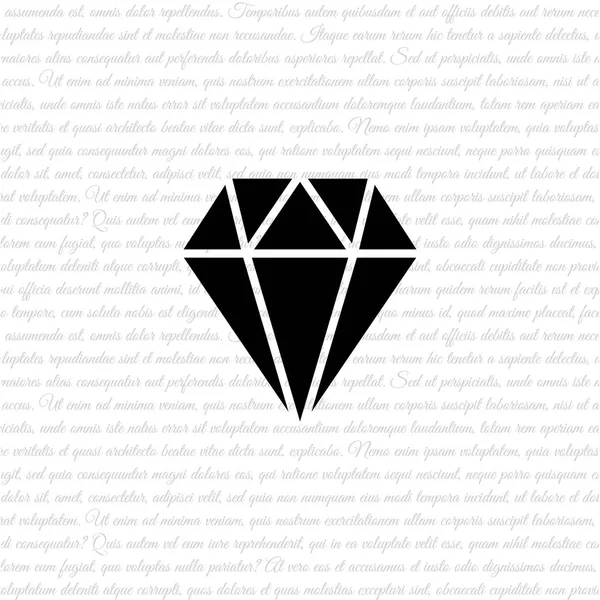 Значок бриллианта — стоковый вектор