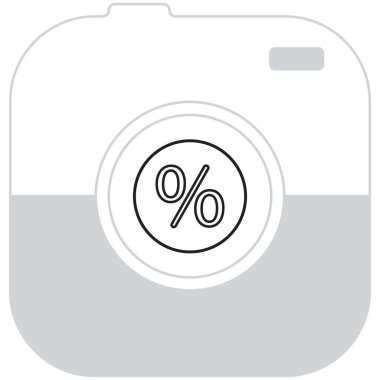 yüzde işareti simgesi,