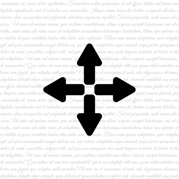 Flèches Icône de ligne Web — Image vectorielle