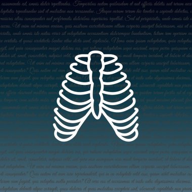 Web satırı simgesi. Kaburga