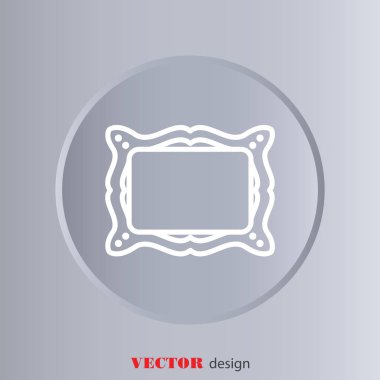 Resim çerçevesinin Web satırı simgesi.