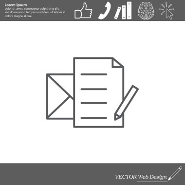 bir ileti simgesi yazmak