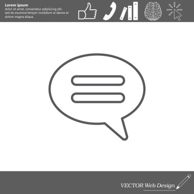 Yorum satırı simgesi