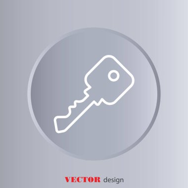 anahtar düz simgesi