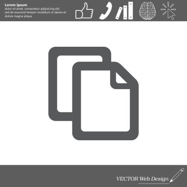 dosyaları (belgeler, veri) simgesi