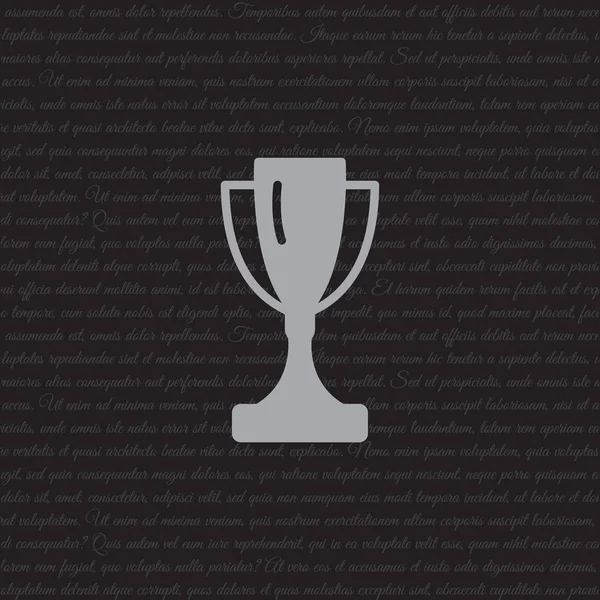 Icona web della coppa Trofeo — Vettoriale Stock