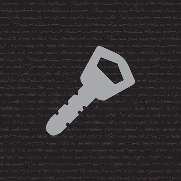 Ikona klucz — Wektor stockowy