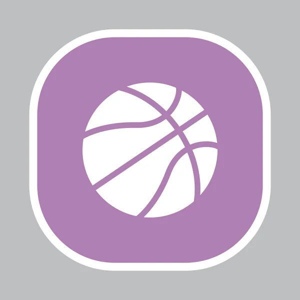 Basketball-Ikone — Stockvektor