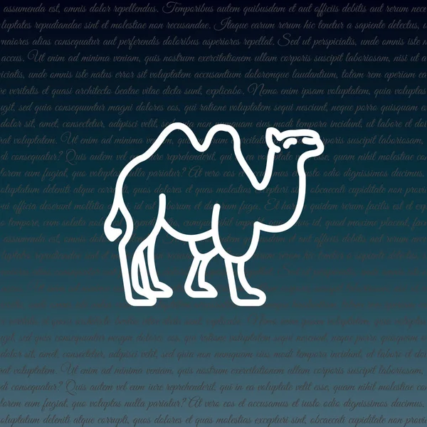 Deve web satırı simgesi