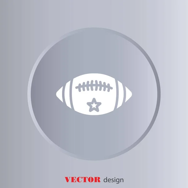 Football ball  icon. — Stock Vector