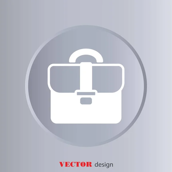 Briefcase flat icon — Stock Vector