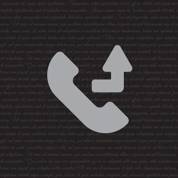 Иконка. Переадресованные звонки — стоковый вектор